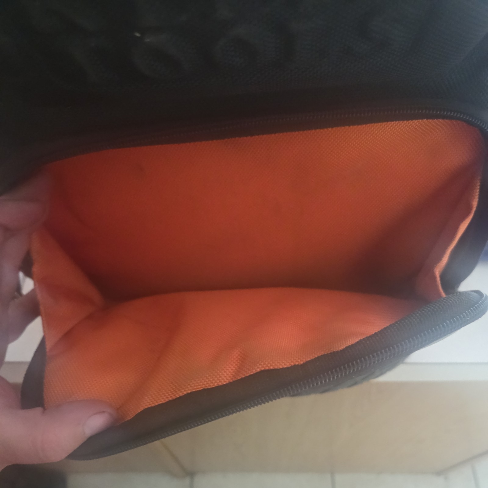 Klein Tools Tradesman Pro Orange/Black Electrician Tool Bag Backpack
