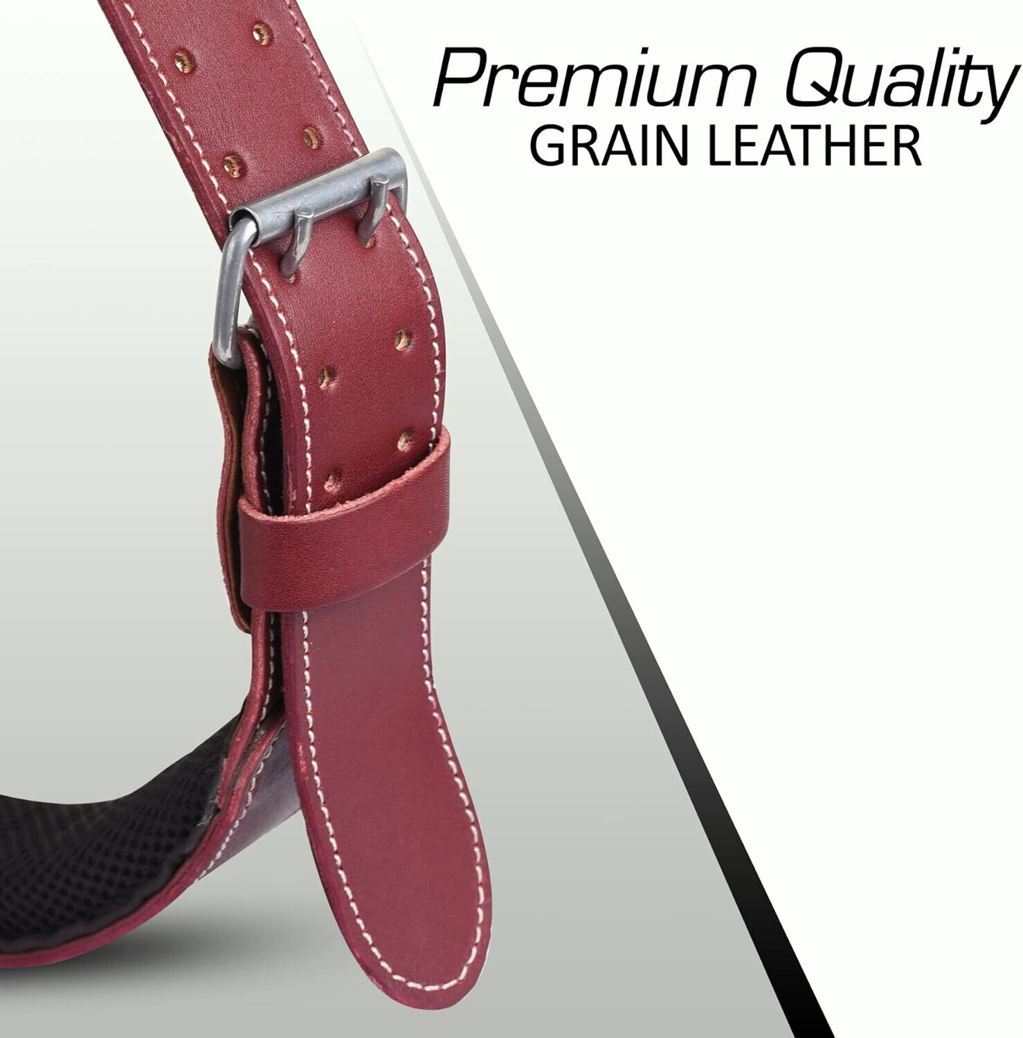 FUERI Leather Tool Work belt for men 2.5″ Foam Padded Thick Tool Pouch Belts