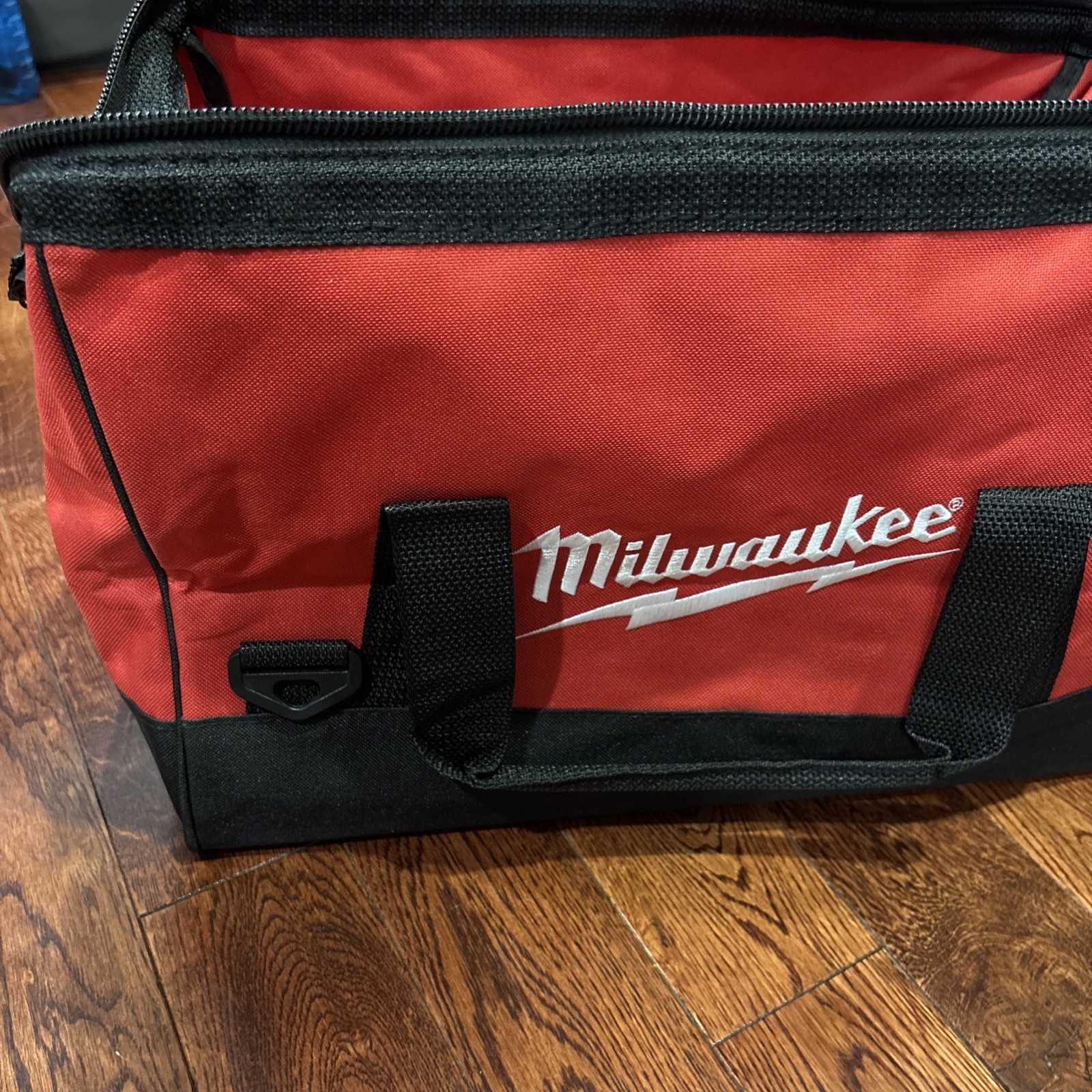 Milwaukee 17 Inch Heavy Duty Canvas Tool Bag with 6 Interior Pockets, Reinforced
