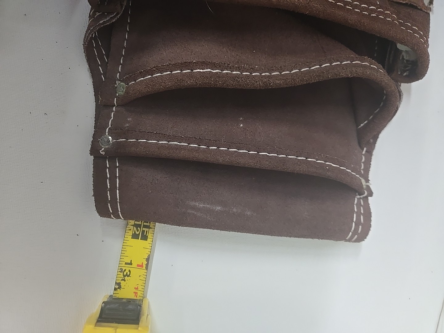 McGuire Nicholas 11 In Nail And Tool Pouch Leather Suede Hammer Hook
