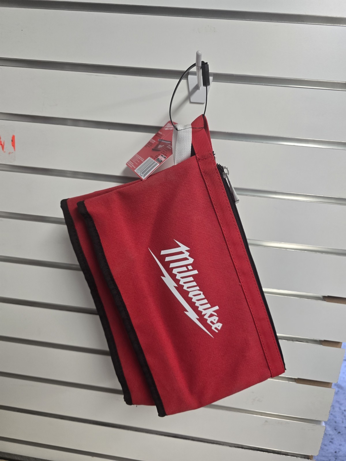 Milwaukee Zipper Tool Bag 12 in. Breathable Canvas Multi-Color (3-Pack)
