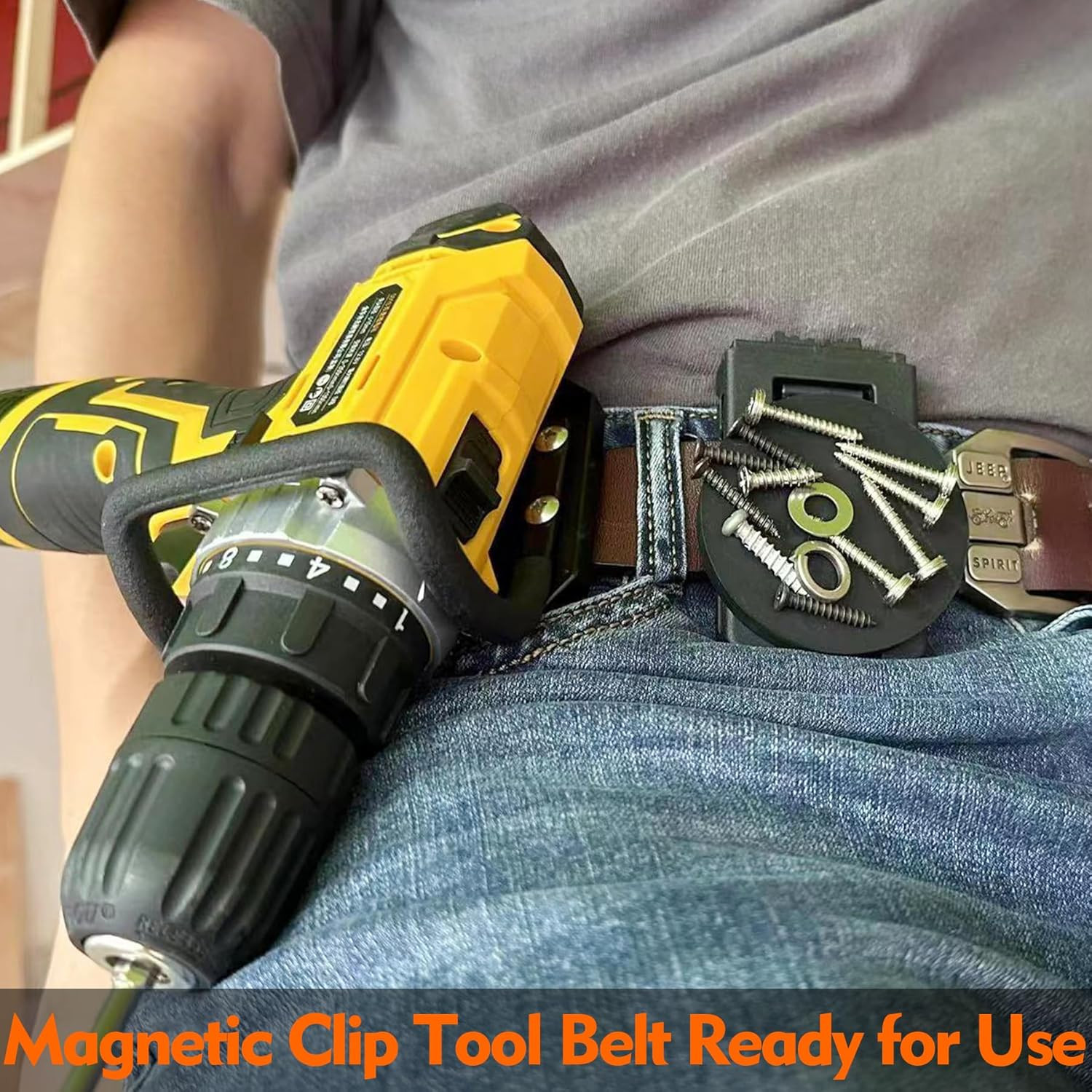 Tool Holster Belt Clip Heavy Duty Magnetic Tool Holder for Belt Clip Anti Slip