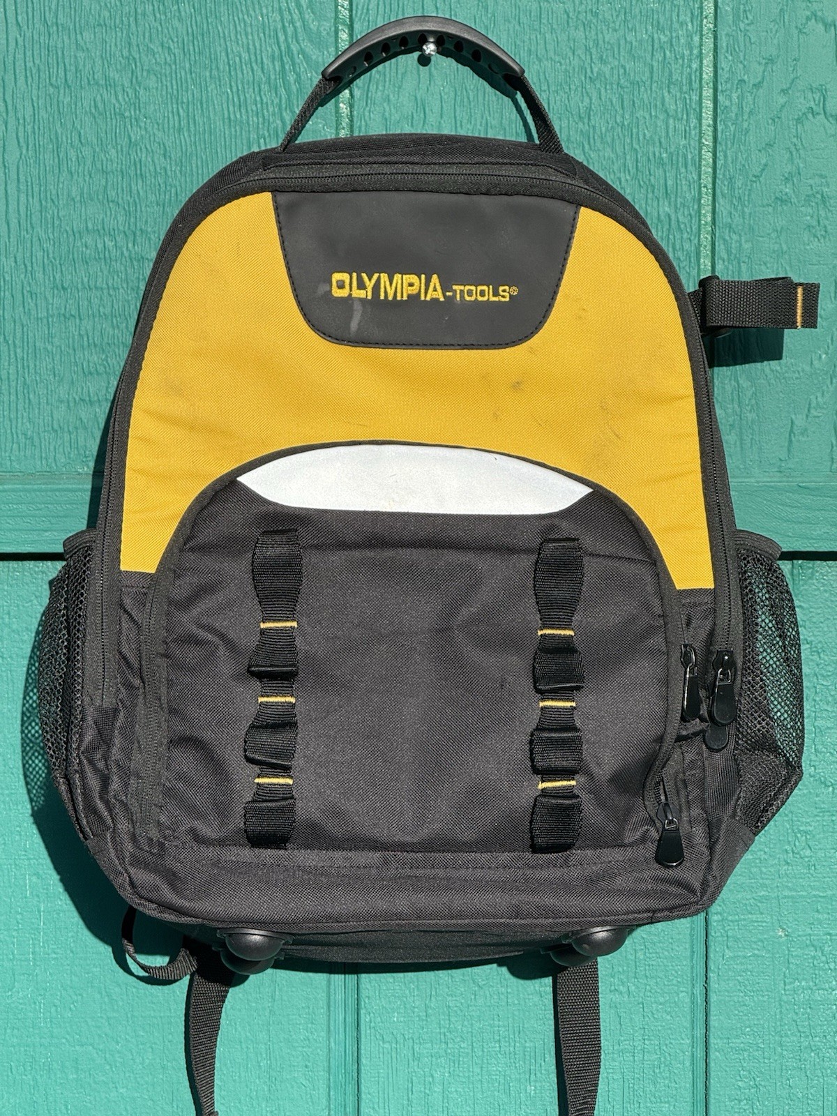 Olympia Tools Backpack Yellow Black Full-size