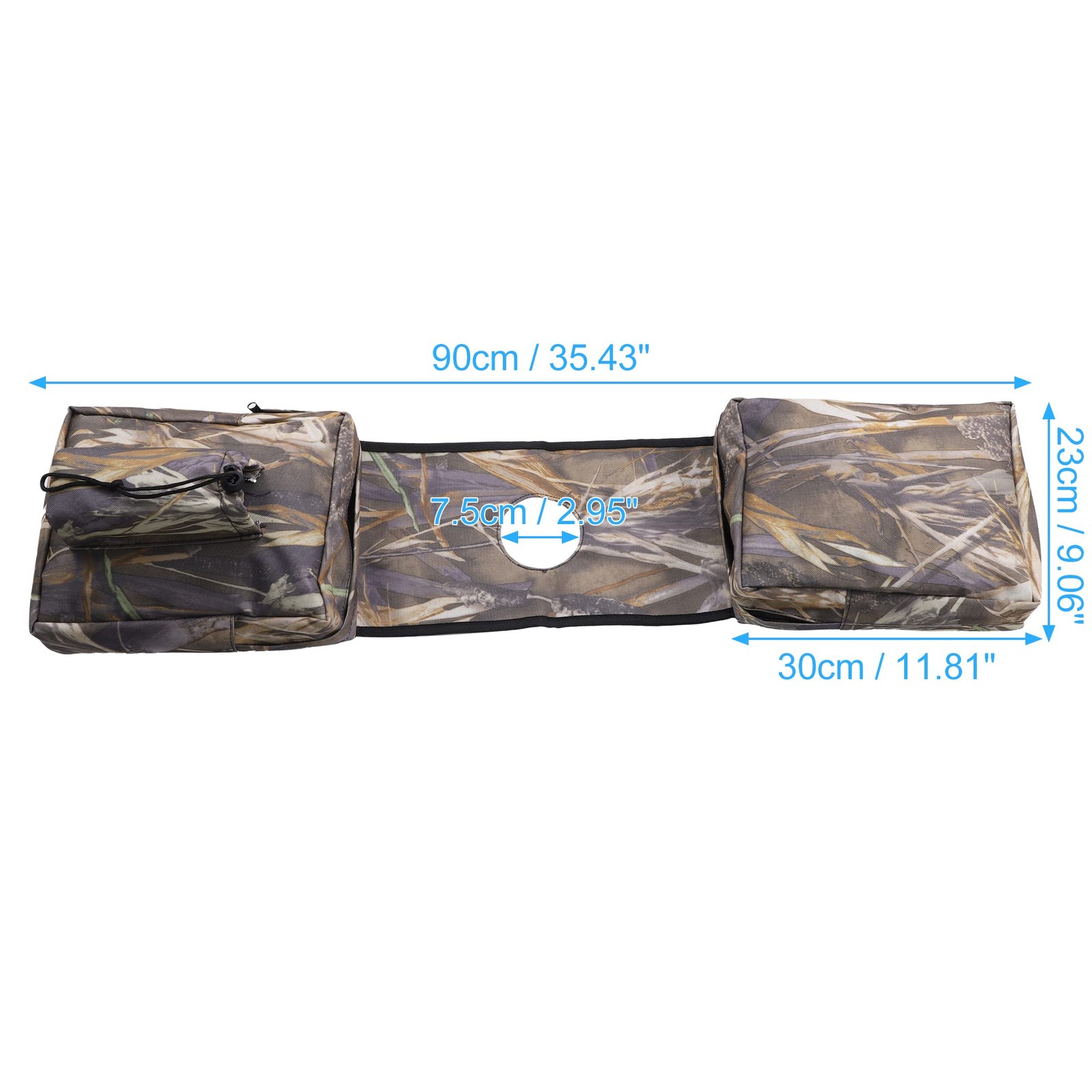 X AUTOHAUX 1-Pack Quad ATV 4-Wheeler Saddlebags Cargo Pouch Storage UTV Motor…