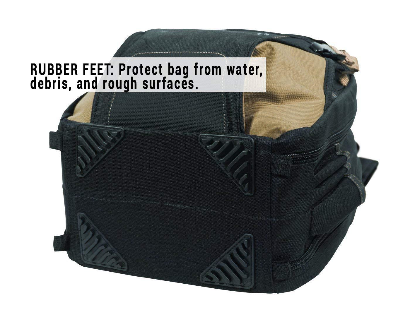 CLC Tech Gear Portable, 44 Pocket, Wear Resistant Carpenter Tool Carrying Case