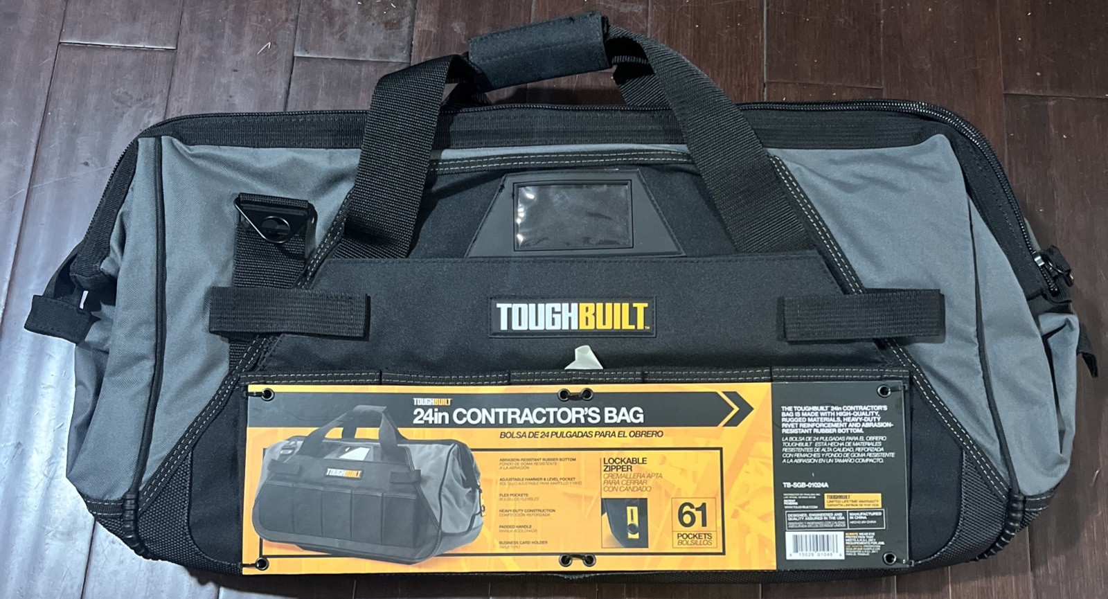 ToughBuilt 24in 61 Pockets Contractors Bag TB-SGB-01024A