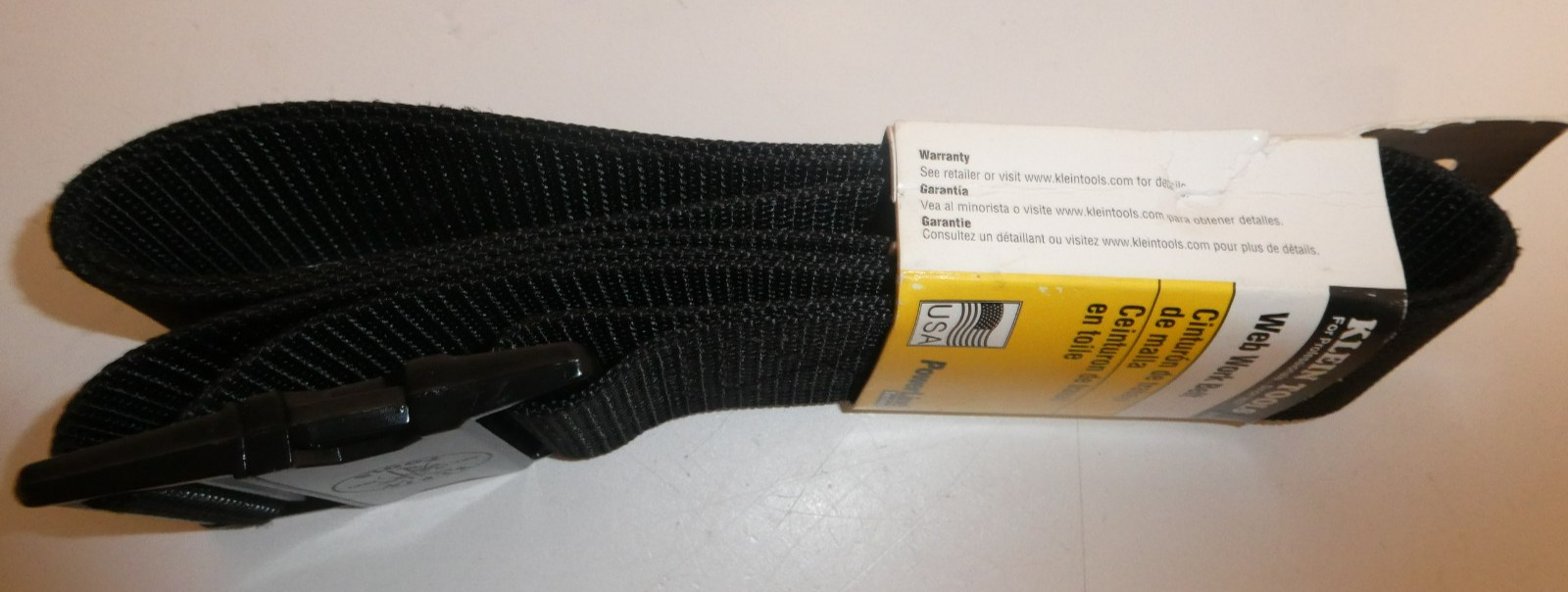 Klein Tools Adjustable Tool Belt 52″ 5705 Heavy Duty Nylon Webbing Metal Buckle