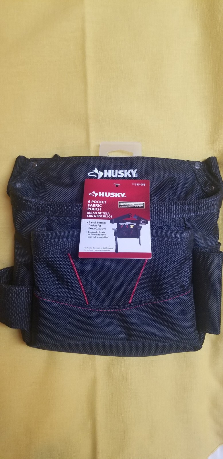 Husky 6 Pocket Fabric Pouch