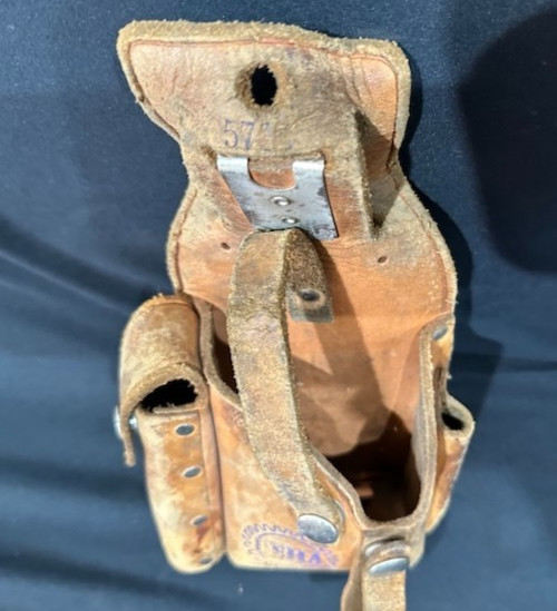 BEHA / Schell Leather Holster/Pouch for Gas Lamp Tester & Leads – Holster Only