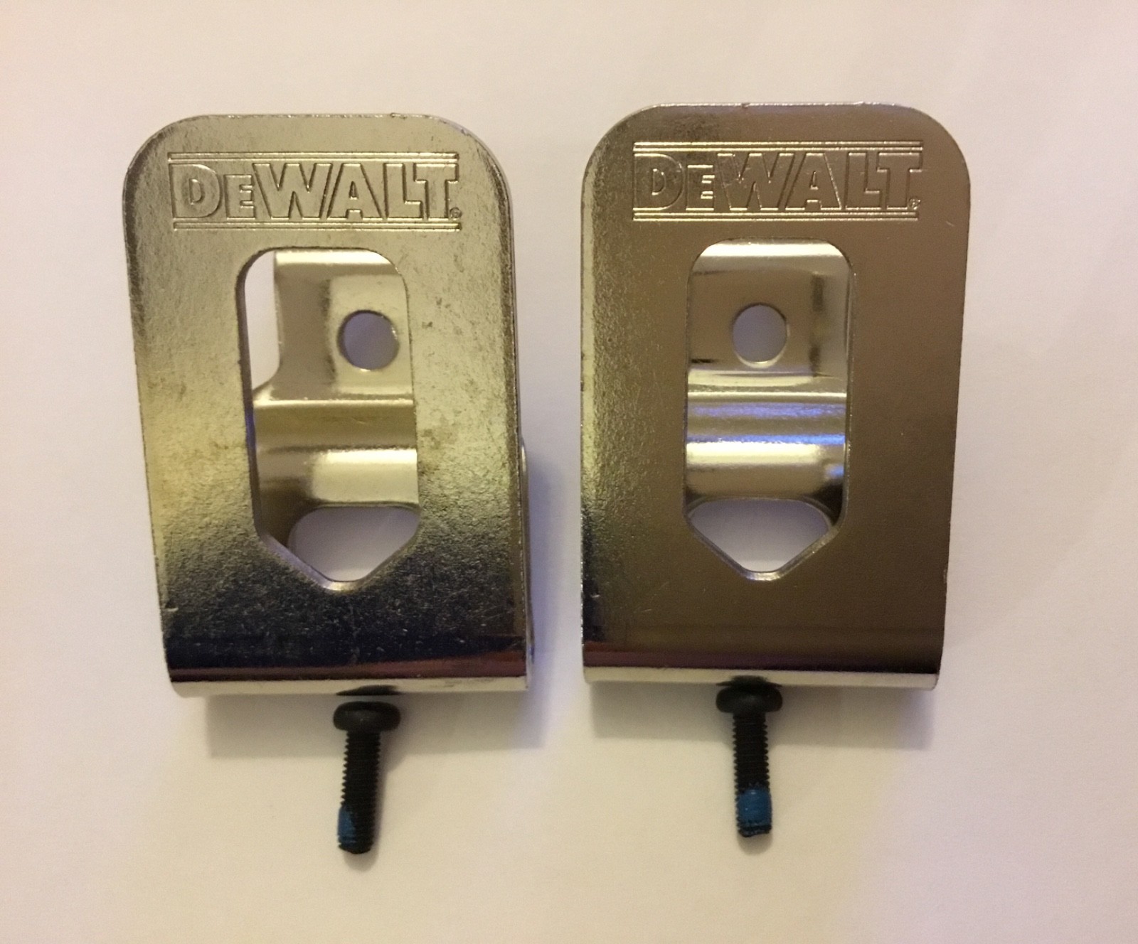 2 New Dewalt N268241 20V Belt Clips Hooks for DCF887, DCD996, DCF885, DCD771 etc