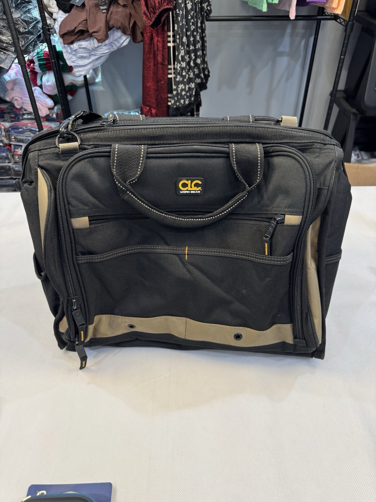 Custom Leathercraft CLC 1539 Multi-Compartment 50 Pocket Tool Bag