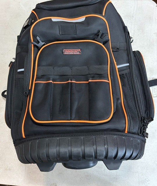 Rolling Tool Backpack Bag with Wheels, Heavy Duty Tool Bag on Wheels