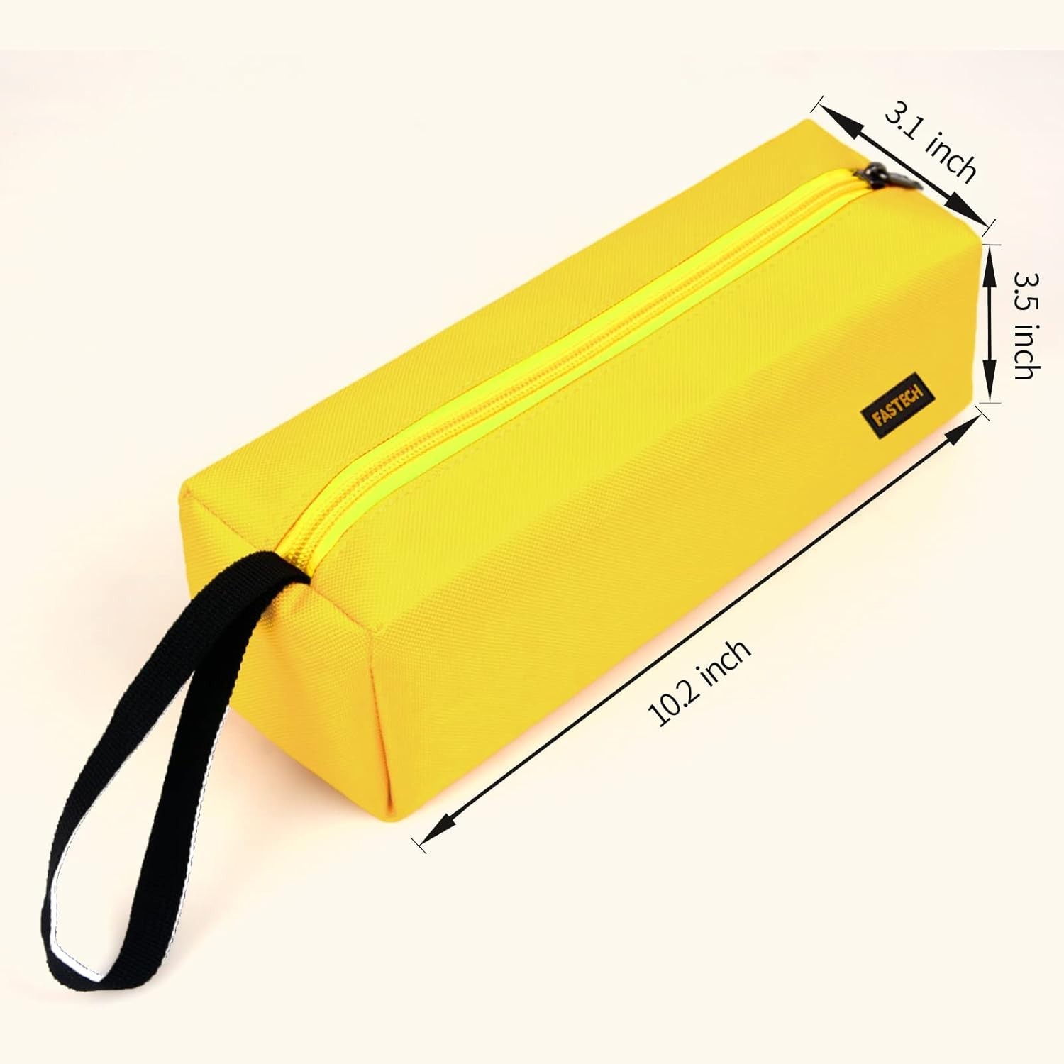 Durable Yellow Zipper Utility Tool Bag – Multi-Purpose Storage Pouch for Tools
