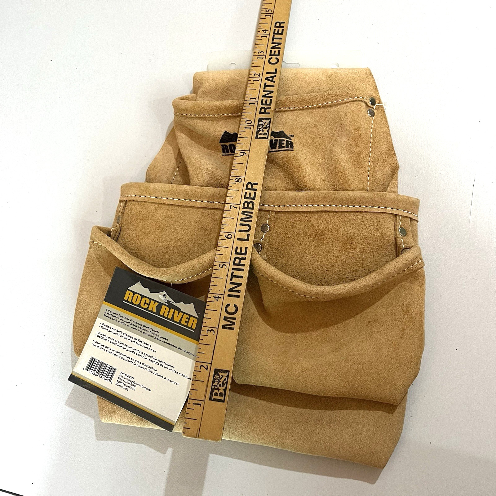 Rock River 4 Pocket Framers Tool Pouch with Belt Loop Heavy Duty Part #0259175