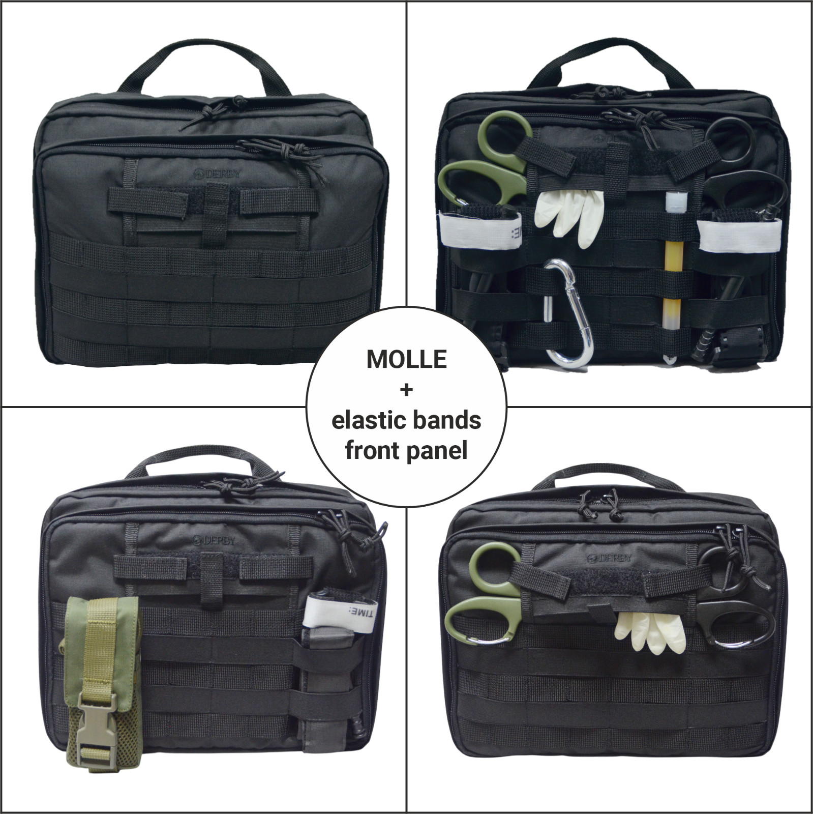DERBY Tactic EDC MOLLE Utility Bag Organizer Medics Technicians First Responder