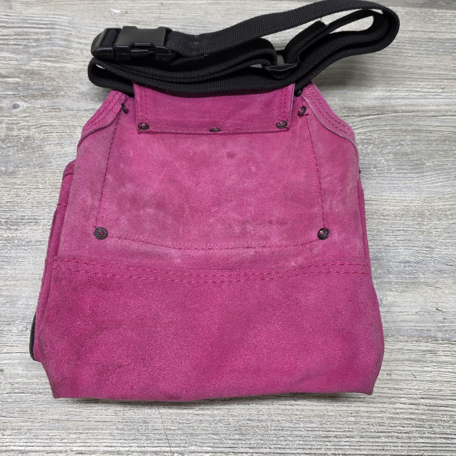 Graintex Pink Tool Belt Pouch SS2034 10 Pocket Adjustable Quick Release Buckle