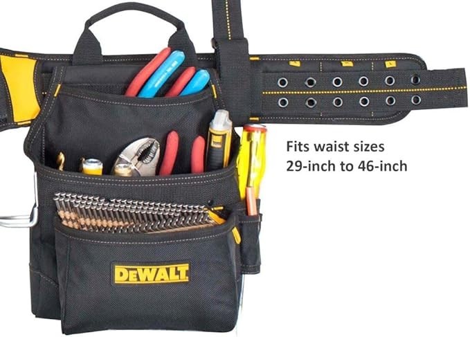 DEWALT DG5617 20 pocket Pro Framer’s Combo Apron and Yoke-Style Suspender rig