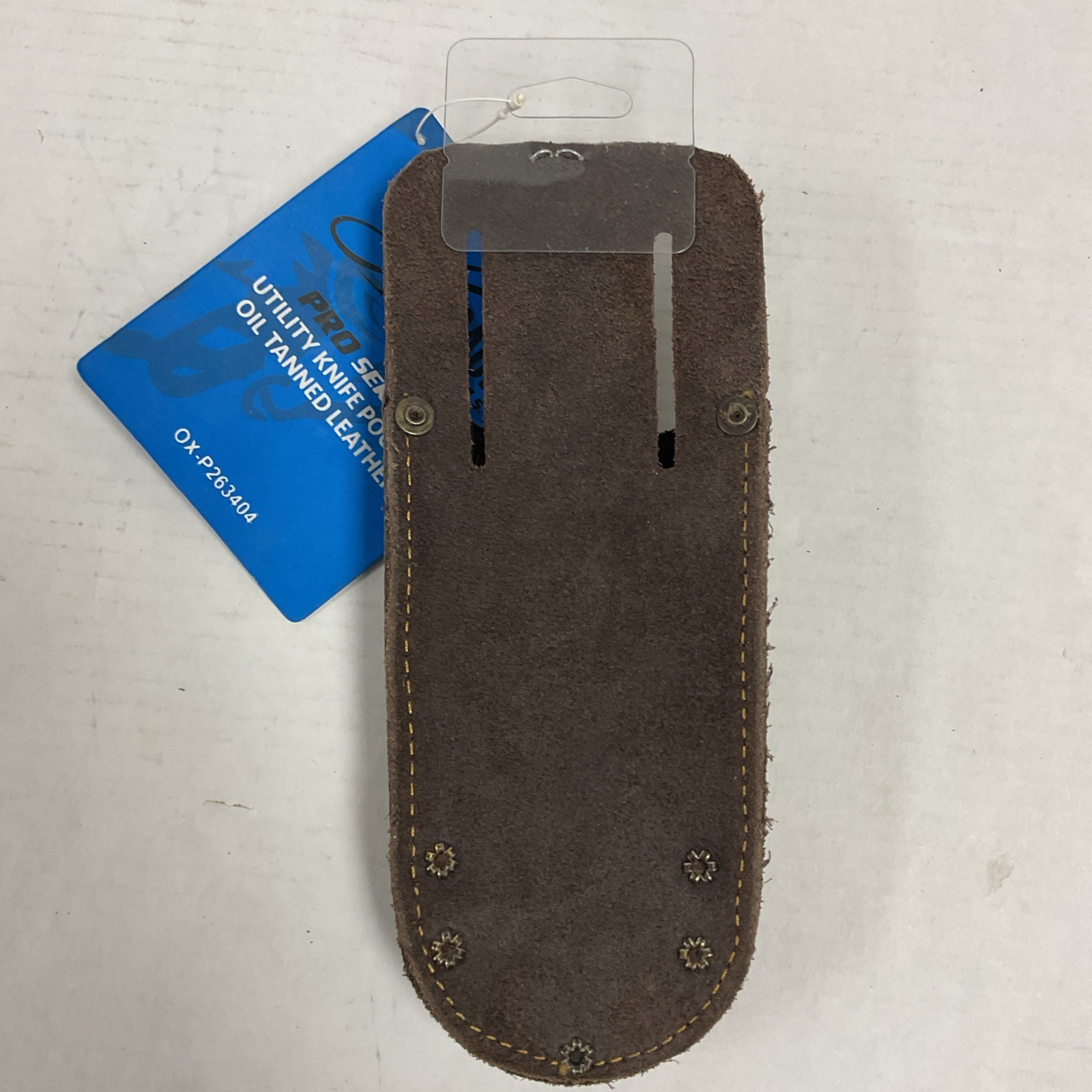 Ox Tools Utility Knife Pouch – Heavy Duty Oil-Tanned Leather