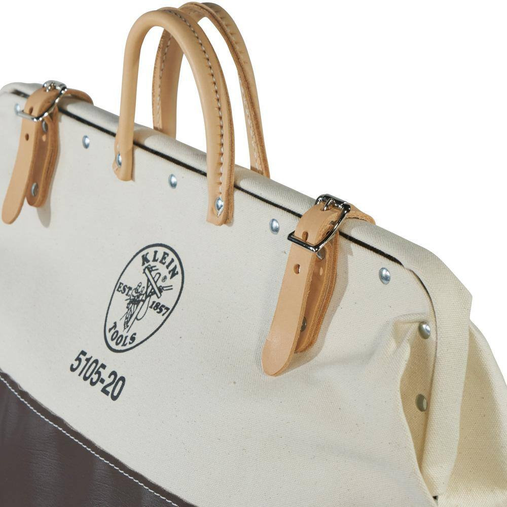 6 In.High-Bottom Canvas Tool Bag