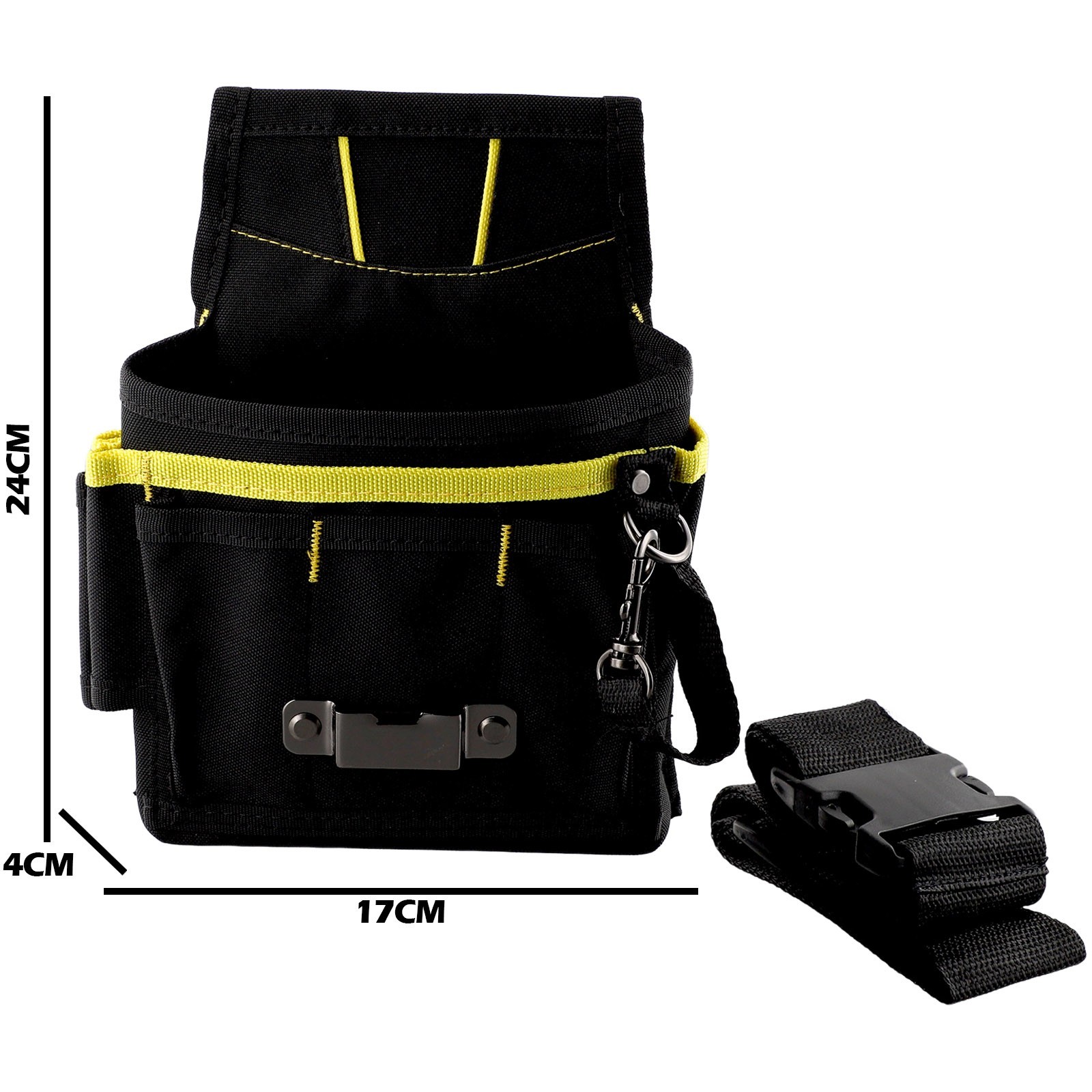 Tool Bag Waist Storage 24*17*4cm 600D Oxford Fabric Belt Tool Electrician