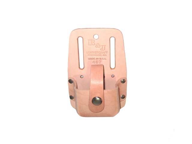 R & J Leathercraft 467 Leather Tape Measure Holder