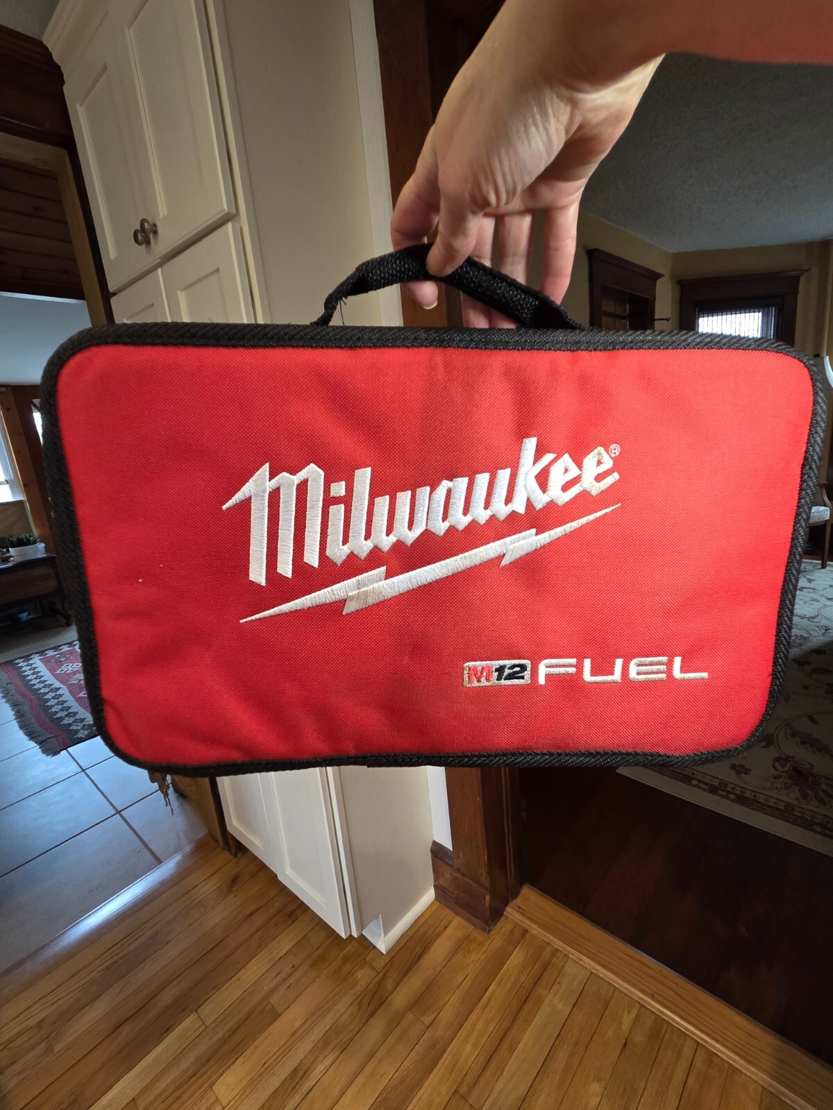 Milwaukee Tool Bag – Tough Industrial High Quality Soft Zip Case Power Pro Red