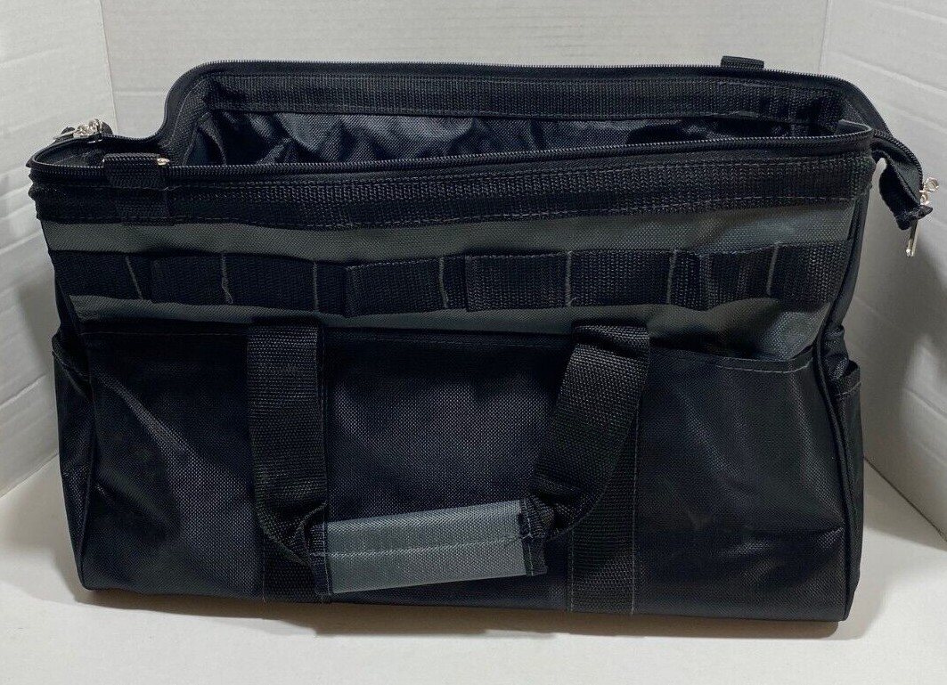 Swiss Military 16″ Multi Pocket Tool Satchel, Black