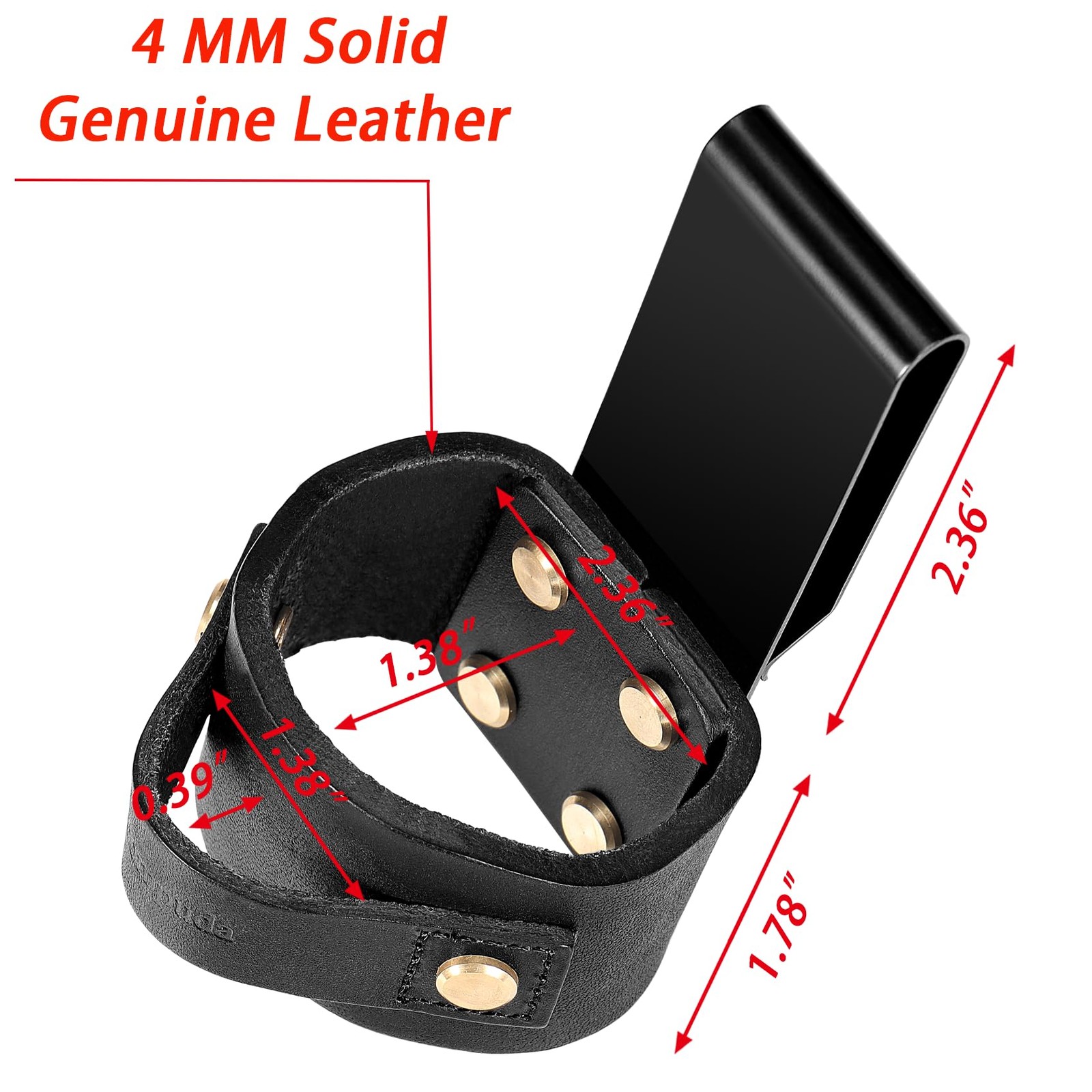 Leather Hammer Holder Belt Loop Holster ClipOn Tool Hook Mallet Hatchet