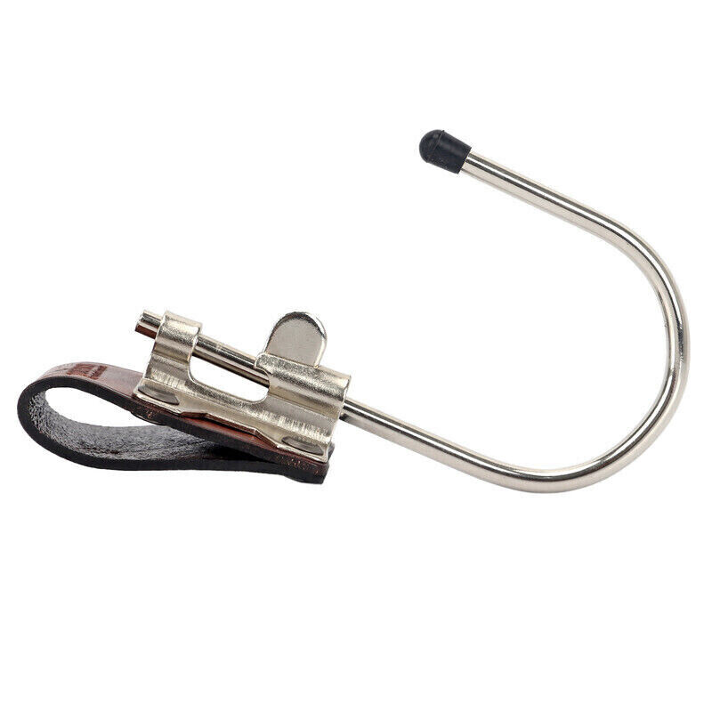 2 Packs Leather Metal Tool Hook Hanger Drill Carry Belt Workshop Holster-TOURBON