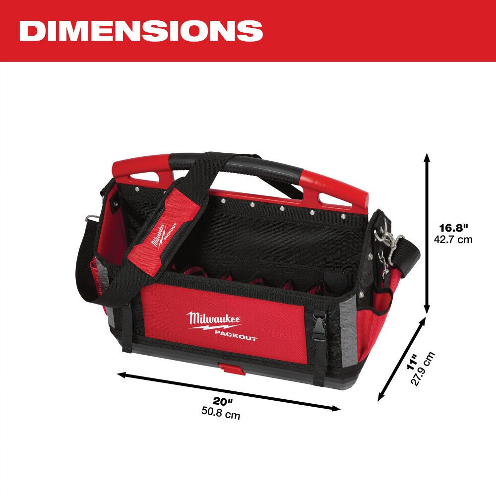 Milwaukee 20 In. Packout Tote