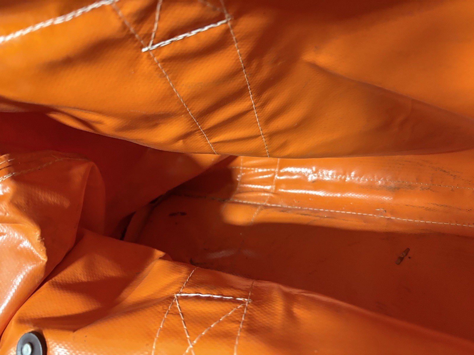 Estex Weatherproof 24” Vinyl Lineman’s Gear Bag 2190 Safety Orange