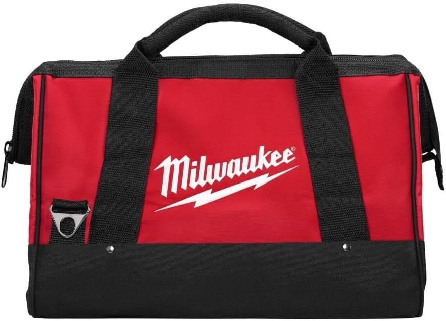 17 Inch Heavy Duty Canvas Tool Bag with 6 Interior Pockets