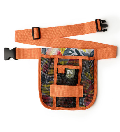Seed & Sprout Gardening Tool Belt, Adjustable, Connectors and Organizer Pockets