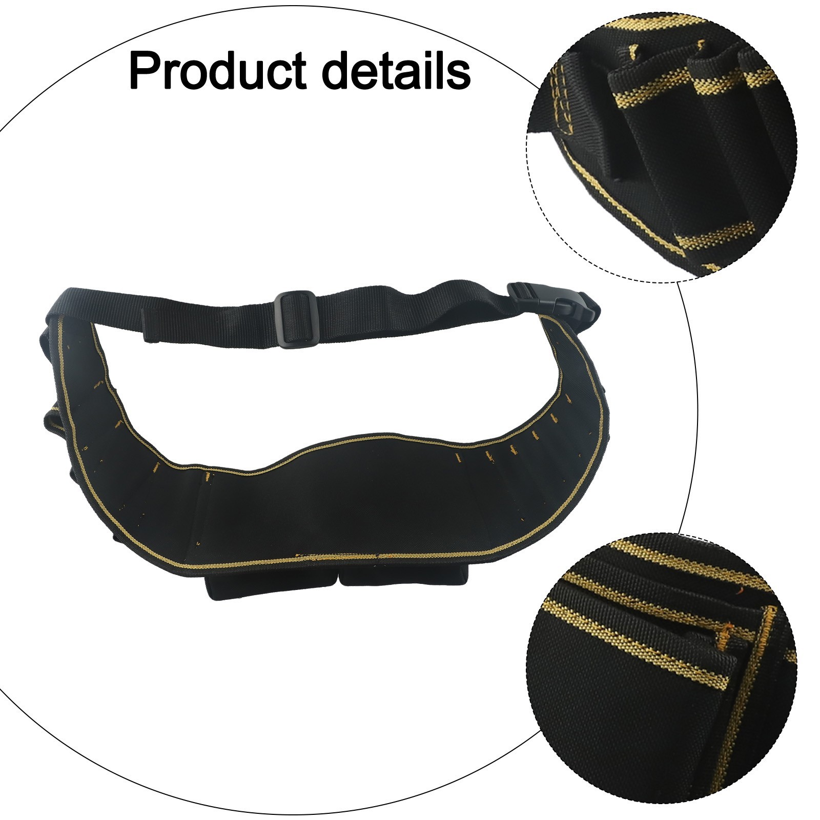Sturdy Oxford Canvas Tool Carrier for Electricians with Adjustable Belt