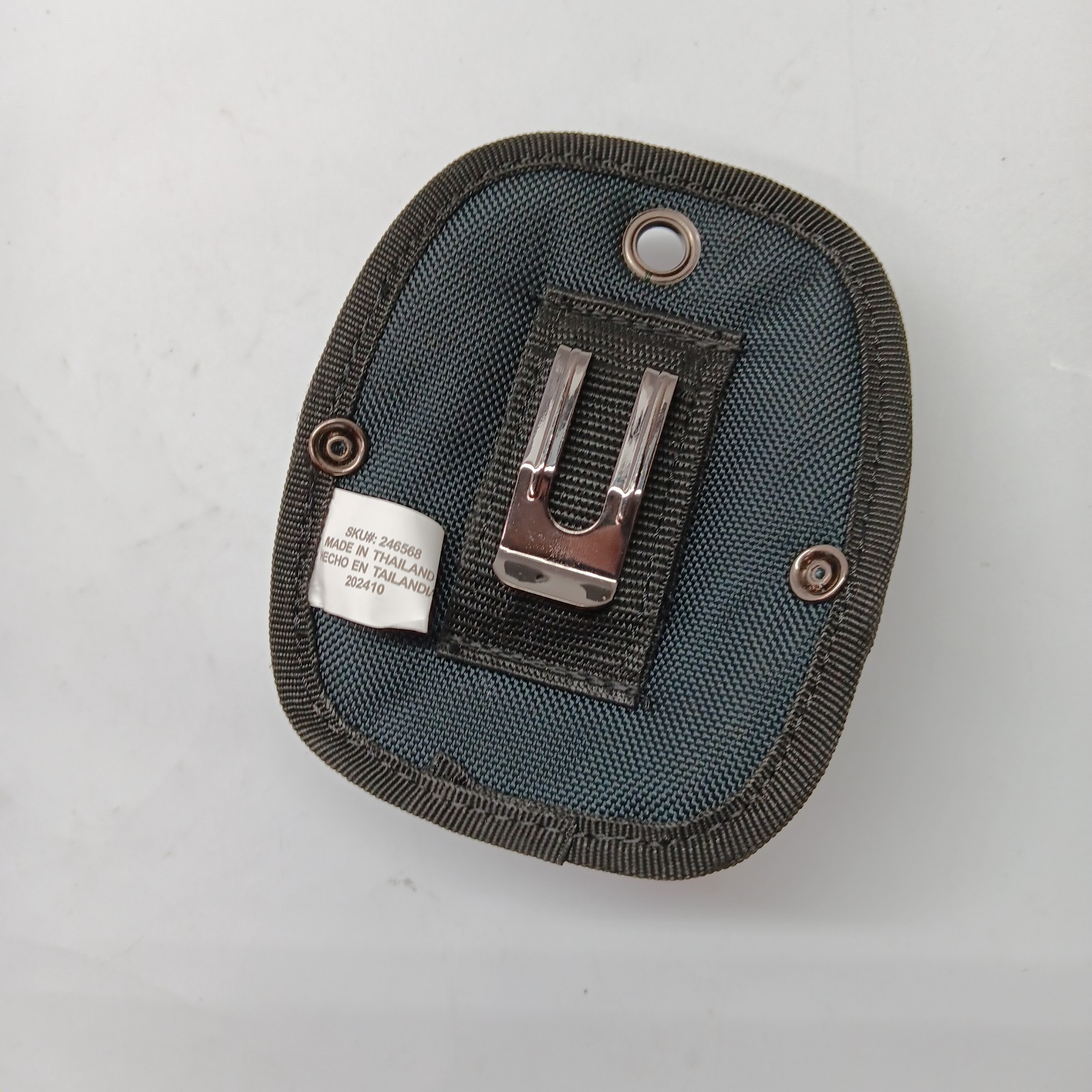Husky 35ft 4.5 in Clip On Tape Measure Tool Belt Bag Pouch Polyster Black 246568