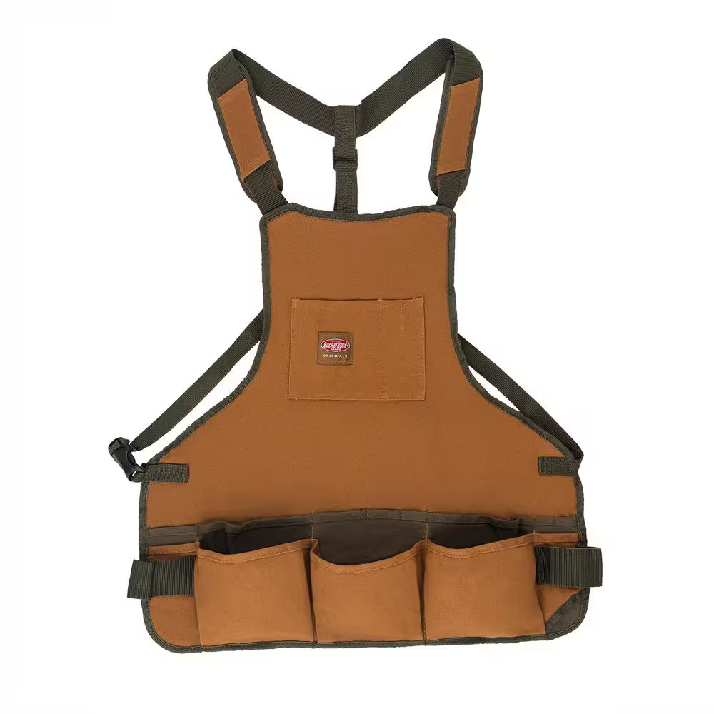 23 In. 16-Pocket Duckwear Super Bib Tool Work Apron