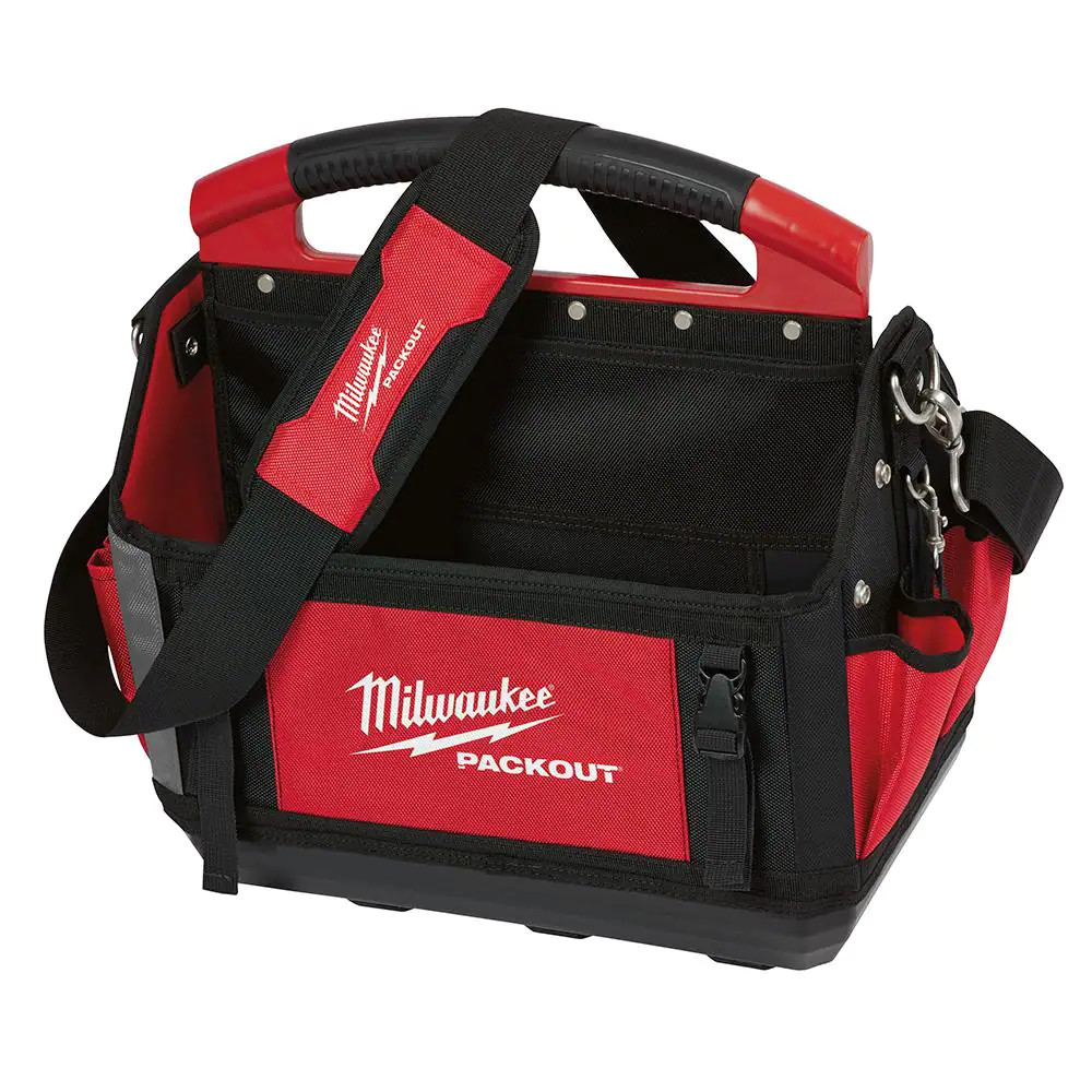 Technician Tool Bag 15″ Compact Contractor Tote Electrician Caddy Tear Resistant