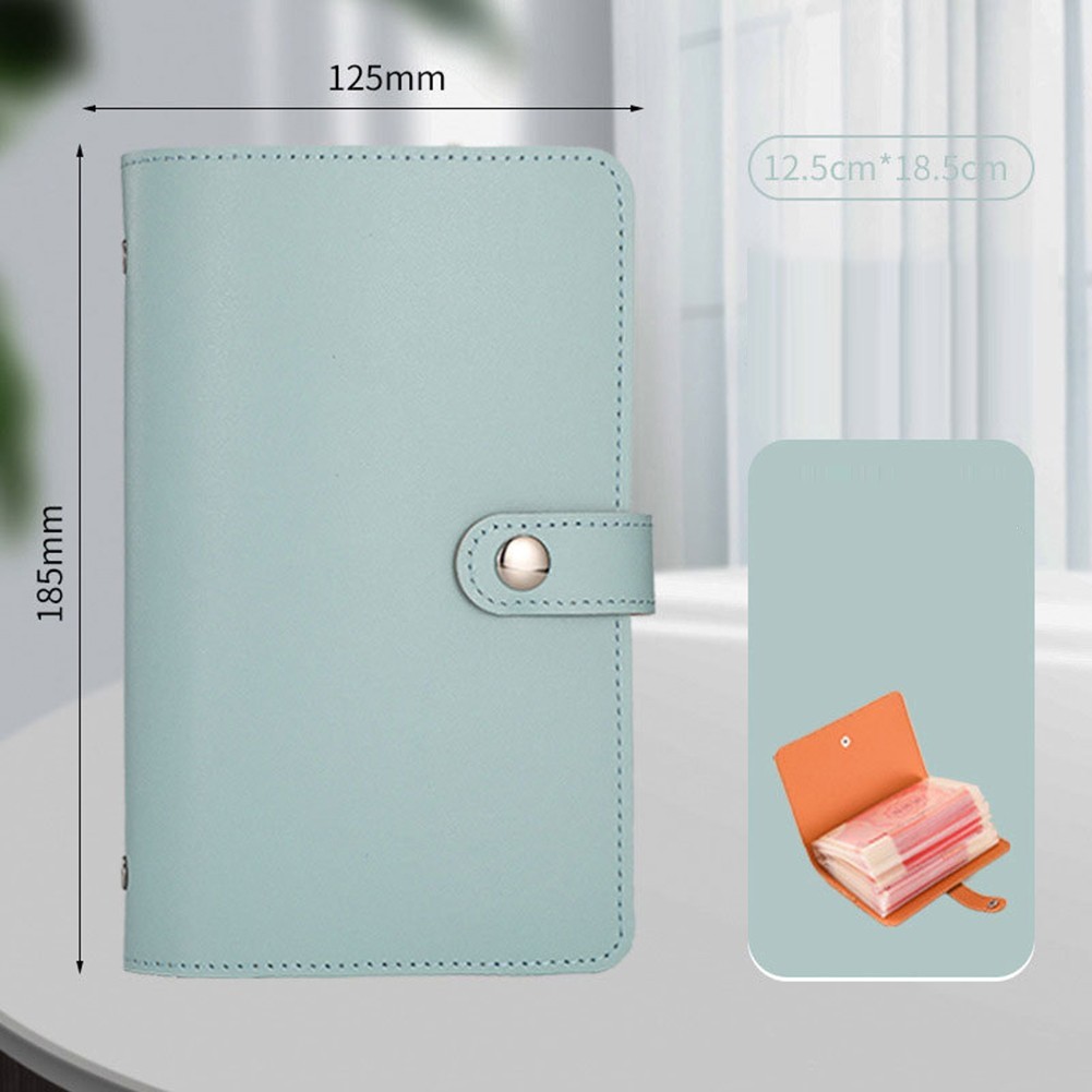 Compact PU Money Saving Book for Cash Organization 20 cm x 13 cm x 5 cm