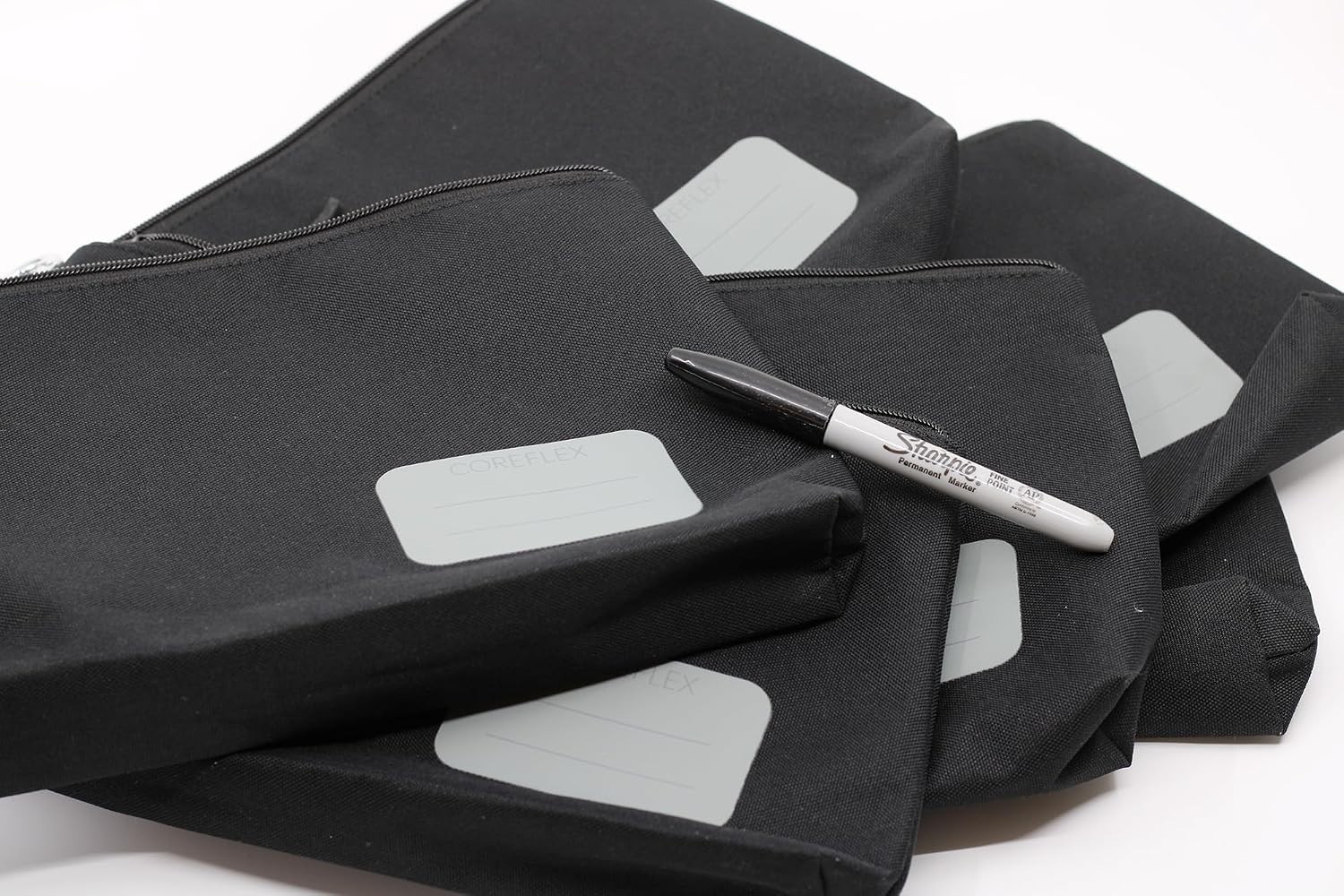Zipper Tool Bag 6pc Set, 12″ Heavy Duty Canvas