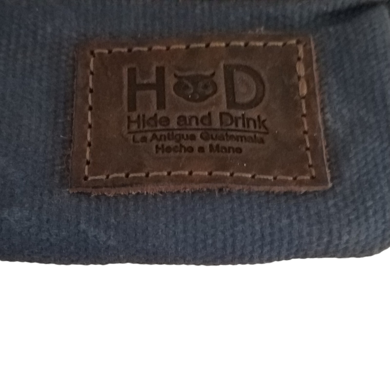 Hide & Drink Multi-Tool Pocket Pouch with Zipper Compartment Waxed Canvas Blue