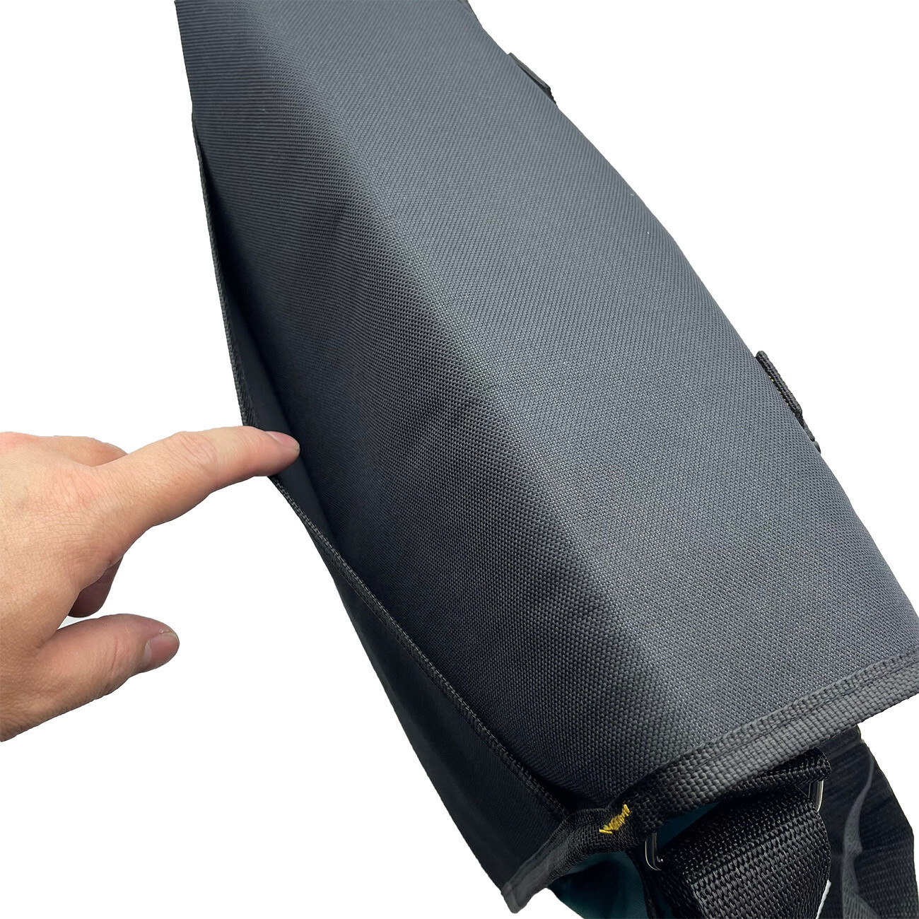 14″ Electrician Large Tool Bag Multi Pockets Storage Portable 13.78×3.5×11.22in