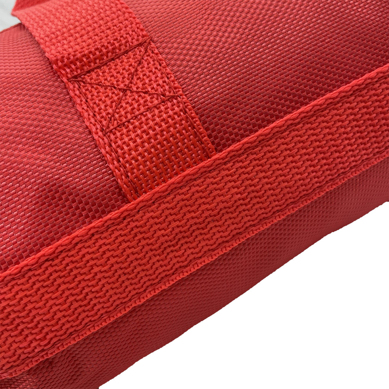16inch Red Tool Bag with Zippers Multi Purpose storage for home 15.75×5.12in