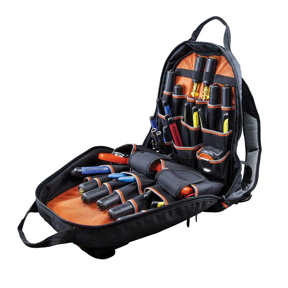 17.5″ Tool Gear Back Pack Tradesman Pro Job Site Contractor Bag Ballistic Fabric