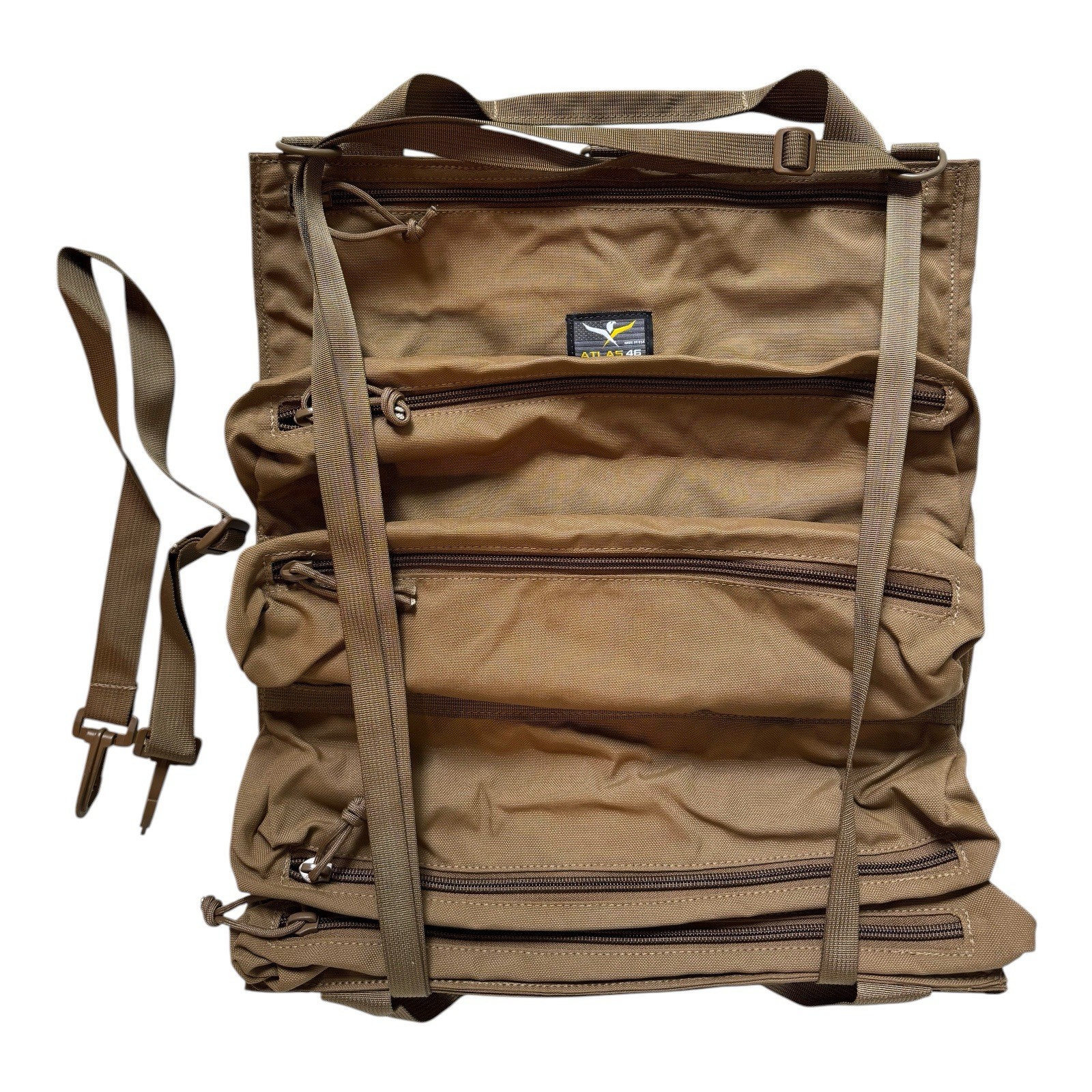 Atlas 46 Yorktown Tool Roll Coyote Brown USA Made Unused w/ Strap