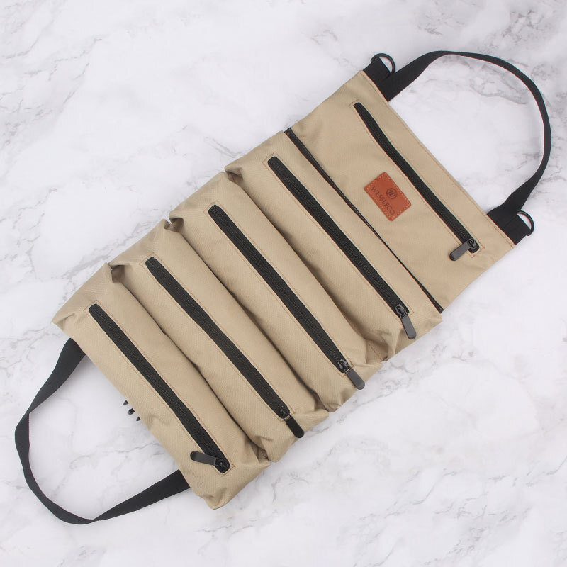 Roll Up Tool Bag Multi-Purpose Pouch Wrench Organizer Small Shoulder Tool Bag