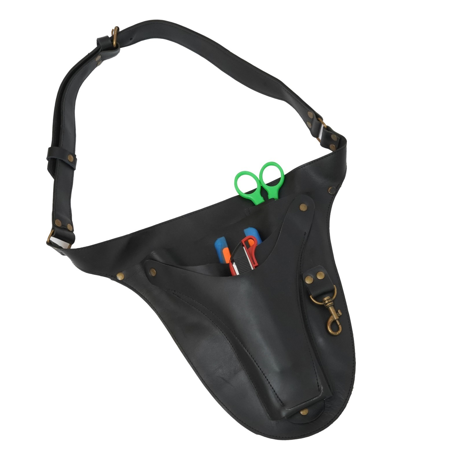 Real Leather Tool Belt Pouch Bag Farmers Garden Tool Florist Organizer Belt Gift