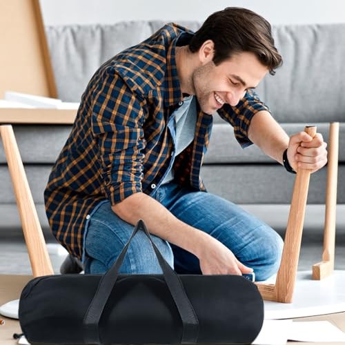 Mabor 12.2 Inch Small Tool Pouch Bag for Men Wide Mouth – Large Storage Bag