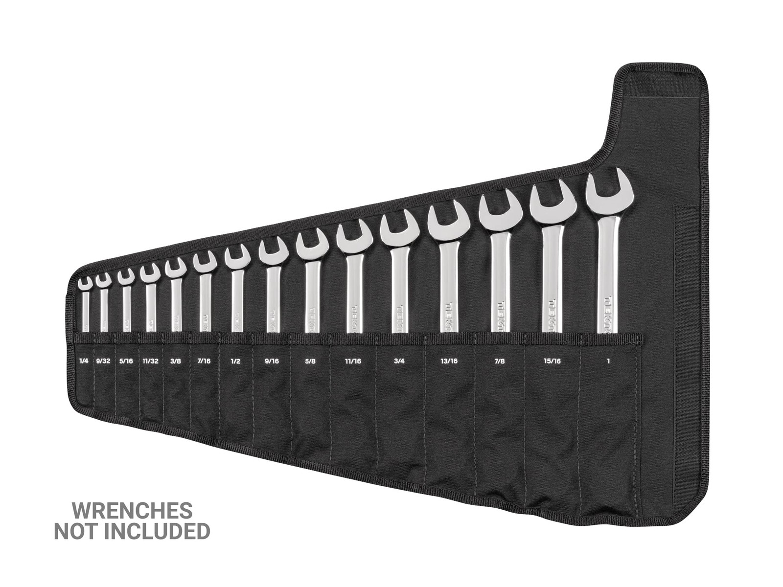 Tekton 15-Tool Combination Wrench Pouch 1/4-1 In. Otp21103 Made In Usa