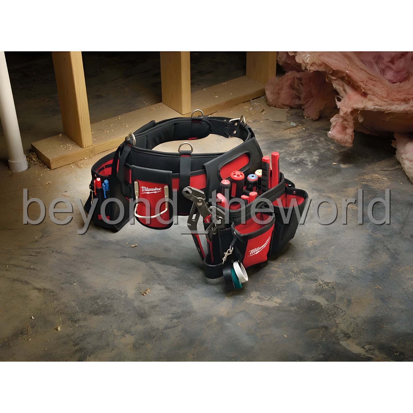 Milwaukee 48-22-8110 Nylon Stable Base Electricians Work Belt Tool Belt