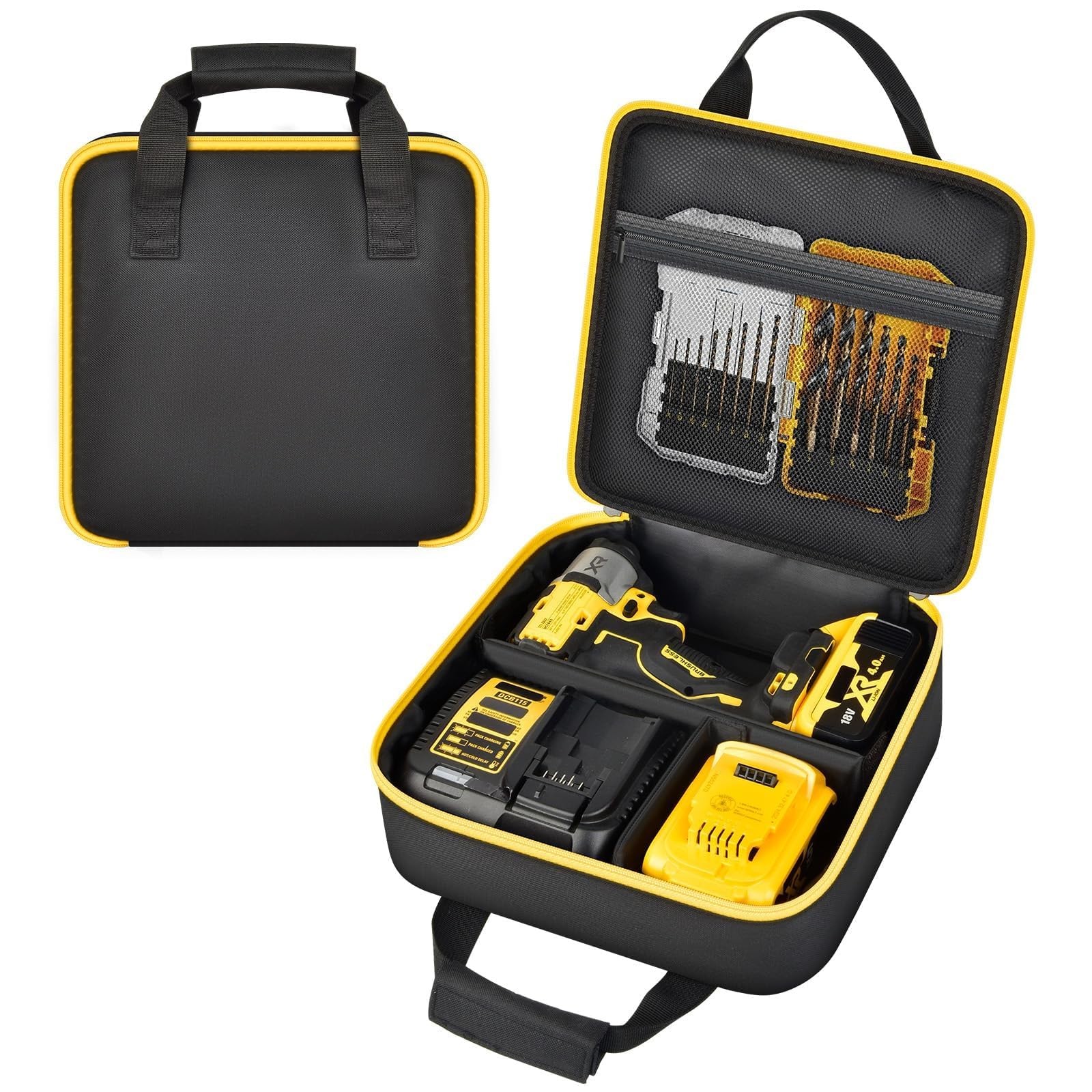 Carrying Case for DEWALT 20V MAX XR Impact Driver Drill, Tool Storage Bag for…